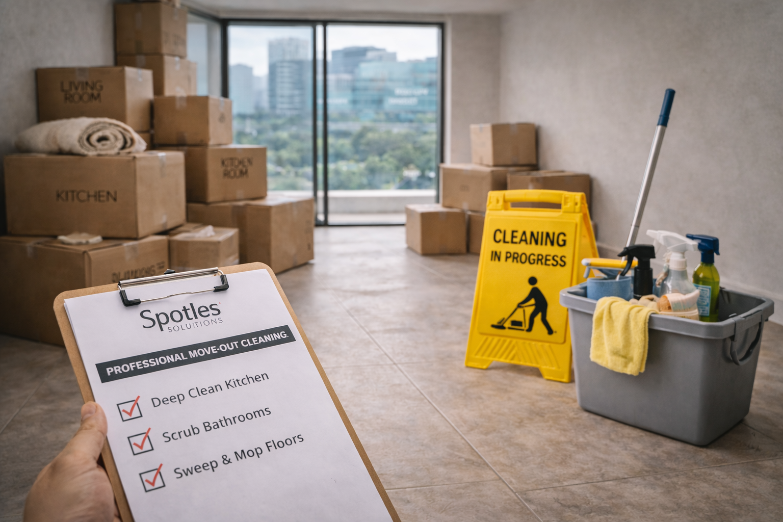 Move-out cleaning